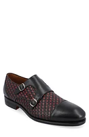 TAFT The Lucca Double Monk Strap Shoe Woven at Nordstrom