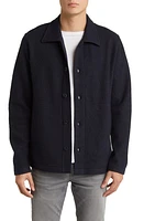 NN07 Zander 6398 Wool Shirt Jacket in Navy Blue at Nordstrom, Size X-Large