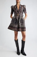 Zimmermann Matchmaker Bandana Print Organza Shirtdress at Nordstrom,