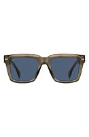 BOSS 53mm Rectangular Sunglasses in Brown at Nordstrom