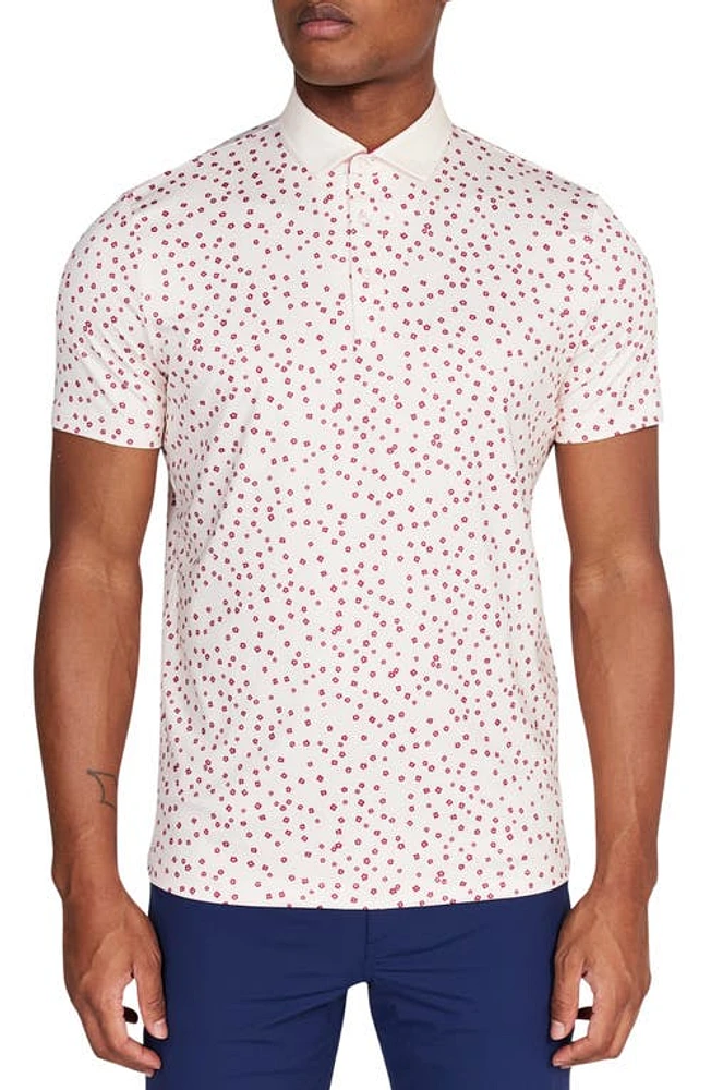 Redvanly Herrick Floral Performance Golf Polo at Nordstrom,