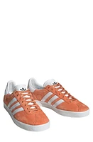 adidas Gazelle 85 Sneaker in Orange/White at Nordstrom, Size 10