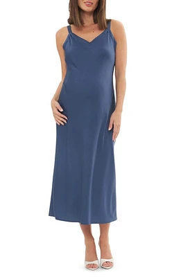 Ripe Maternity Harlow Slipdress Deep Blue at Nordstrom,