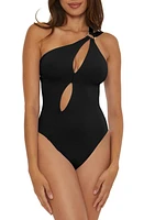 Soluna One-Shoulder Cutout One-Piece Swimsuit at Nordstrom,