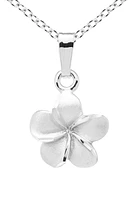 Mignonette Sterling Silver Flower Necklace at Nordstrom