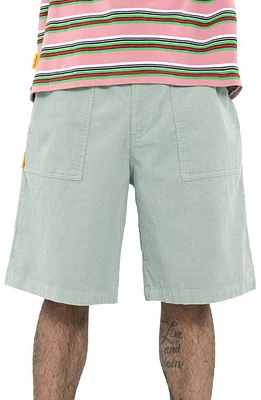 Round Two Cotton Corduroy Shorts Ice Blue at Nordstrom,