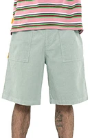 Round Two Cotton Corduroy Shorts Ice Blue at Nordstrom,