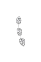 Sara Weinstock Diamond Single Left Ear Crawler in White Gold at Nordstrom