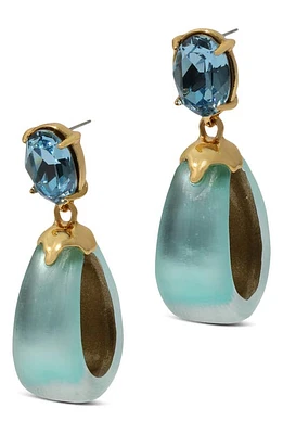 Alexis Bittar Bonbon Crystal Lucite Teardrop Earrings in Mint Green at Nordstrom