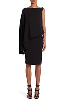 TOM FORD Asymmetric Stretch Cady Dress Black at Nordstrom, Us