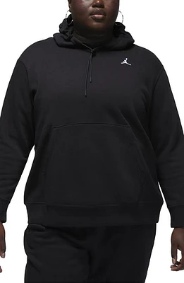 Jordan Brooklyn Fleece Hoodie in Black at Nordstrom, Size 2X