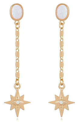 Ettika Opal Star Linear Drop Earrings at Nordstrom