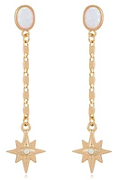 Ettika Opal Star Linear Drop Earrings at Nordstrom