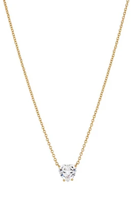 Nadri Modern Love Heart Pendant Necklace in Gold at Nordstrom