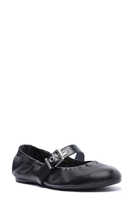 Schutz Calita Flat Black at Nordstrom,