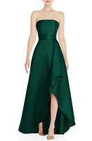 Alfred Sung Strapless Satin Gown at Nordstrom,