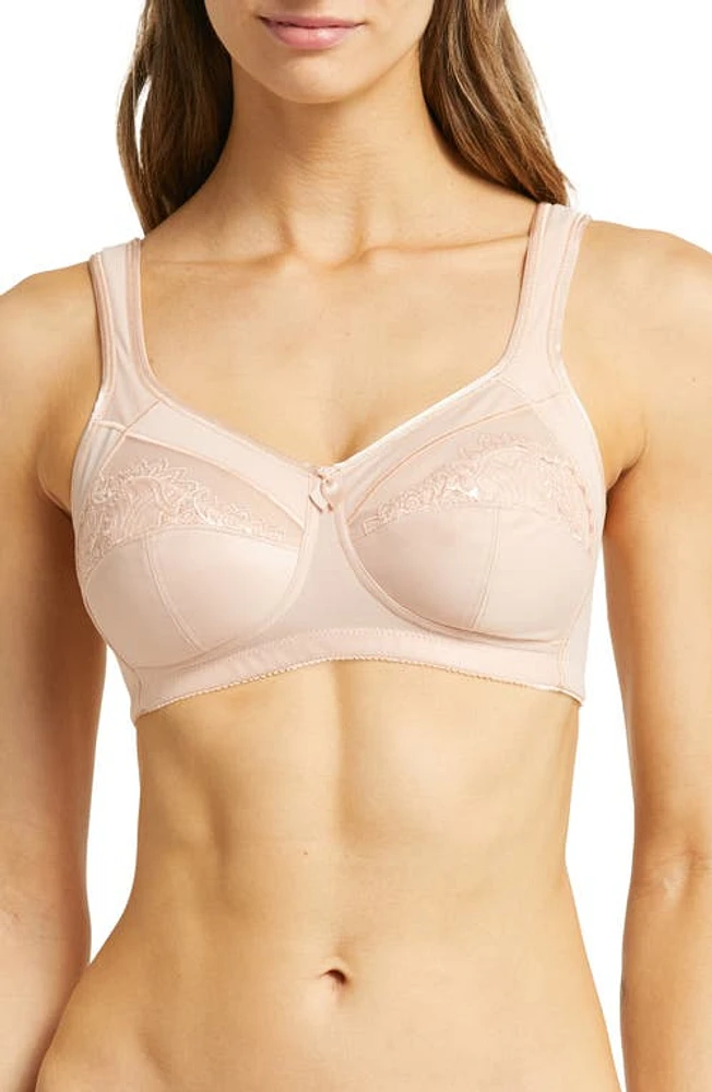 Amoena Isadora Wireless Pocketed Bra Rose Nude at Nordstrom,