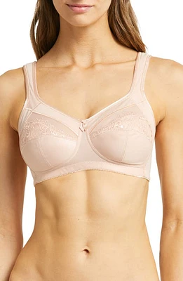 Amoena Isadora Wireless Pocketed Bra Rose Nude at Nordstrom,