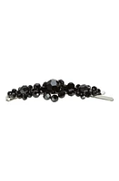 Simone Rocha Large Flower Hair Clip in Jet at Nordstrom