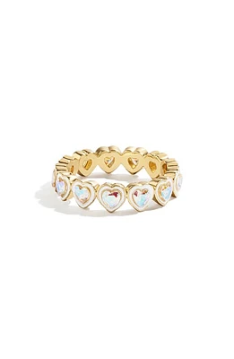 BaubleBar Kali Heart Ring Clear at Nordstrom,