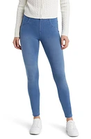 Hue Game Changing Seamless Denim Leggings Wash at Nordstrom,