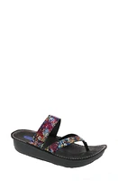 Wolky Tahiti Platform Sandal Multi Black Suede at Nordstrom,