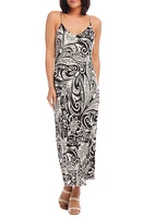 Karen Kane Bias Cut Slipdress Print at Nordstrom