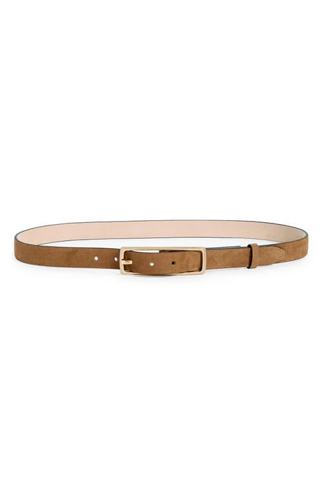 rag & bone Rebound Suede Belt Camelsd at Nordstrom,