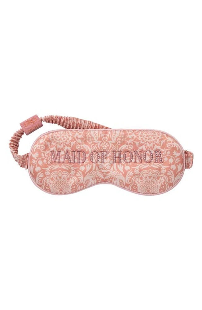 slip Wedding Party Sleep Mask in Maid Of Honor at Nordstrom