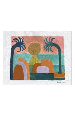 Justina Blakeney Isla Art Print in White Multi at Nordstrom, Size 8X10