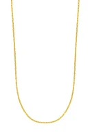 Bony Levy Katharine 14K Gold Paper Clip Chain Necklace in 14K Yellow Gold at Nordstrom