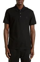 burberry Men's Eddie TB Monogram Cotton Polo Black at Nordstrom,