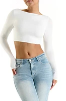 N BY NAKED WARDROBE Too Smooth Crop Top at Nordstrom,