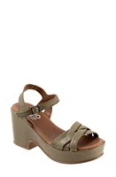 Bueno Sasha Ankle Strap Platform Sandal in Sage at Nordstrom, Size 10Us