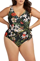 Artesands Hayes Underwire One-Piece Swimsuit in Black at Nordstrom, Size 24 Us