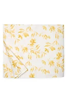 SFERRA Procida Floral Cotton Percale Duvet Cover in Banana at Nordstrom