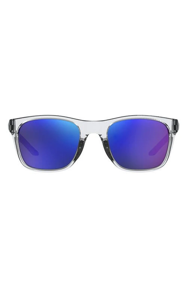 Under Armour 55mm Square Sunglasses in Crystal at Nordstrom