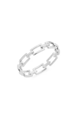 Bony Levy 14K Gold Link Stacking Ring White at Nordstrom,