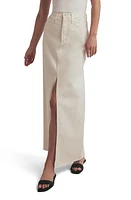 Favorite Daughter The Sadie High Waist Denim Skirt Gardenia at Nordstrom,