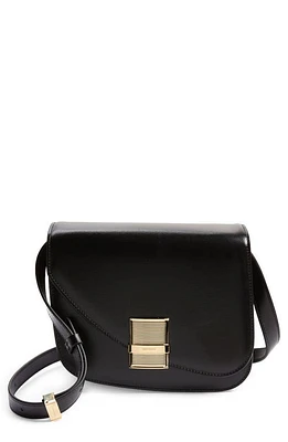 FERRAGAMO Fiamma Small Leather Crossbody Bag in Nero at Nordstrom