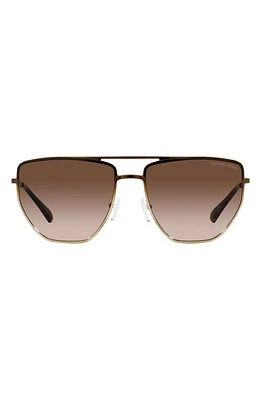 Michael Kors Paros 60mm Gradient Pilot Sunglasses in Brown Grad at Nordstrom