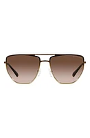 Michael Kors Paros 60mm Gradient Pilot Sunglasses in Brown Grad at Nordstrom