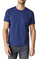 Mavi Jeans Stripe Cotton Pocket T-Shirt Twilight Blue at Nordstrom,