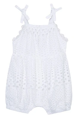 Habitual Kids Eyelet Romper White at Nordstrom,