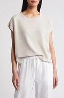 Eileen Fisher Organic Linen & Cotton Top at Nordstrom,