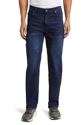 Barbell Apparel Relaxed Athletic Fit 2.0 Stretch Jeans Dark Distressed at Nordstrom,