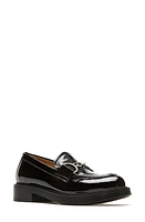 La Canadienne Celine Waterproof Bit Loafer Black Patent at Nordstrom,