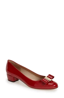 FERRAGAMO Vara Pump Rosso Patent at Nordstrom,