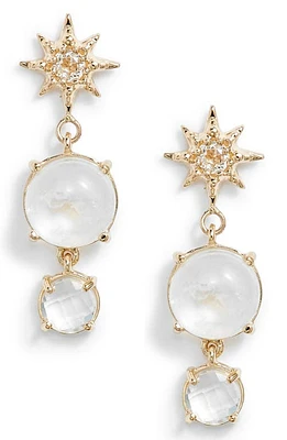 Anzie Celeste Starburst Drop Earrings in Moonstone at Nordstrom