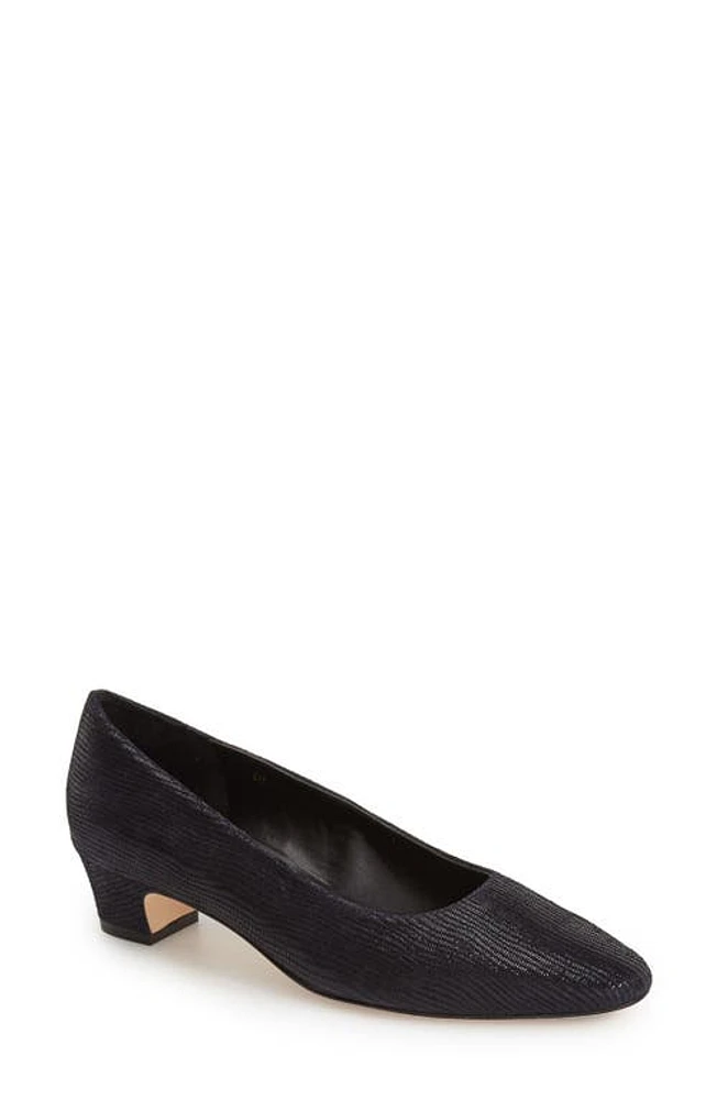 VANELi 'Astyr' Almond Toe Pump Navy Mini Lizard Print at Nordstrom,